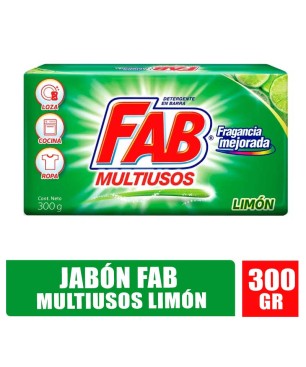 FAB BARRA MULTIUSO LIMON X 300 GR