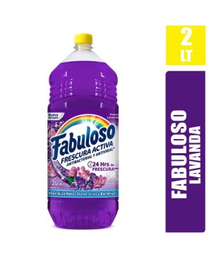 LIMPIADOR FABULOSO ANTIBACTERIAL LAVANDA X 2000ML