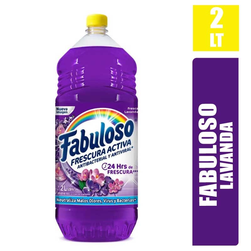 LIMPIADOR FABULOSO ANTIBACTERIAL LAVANDA X 2000ML