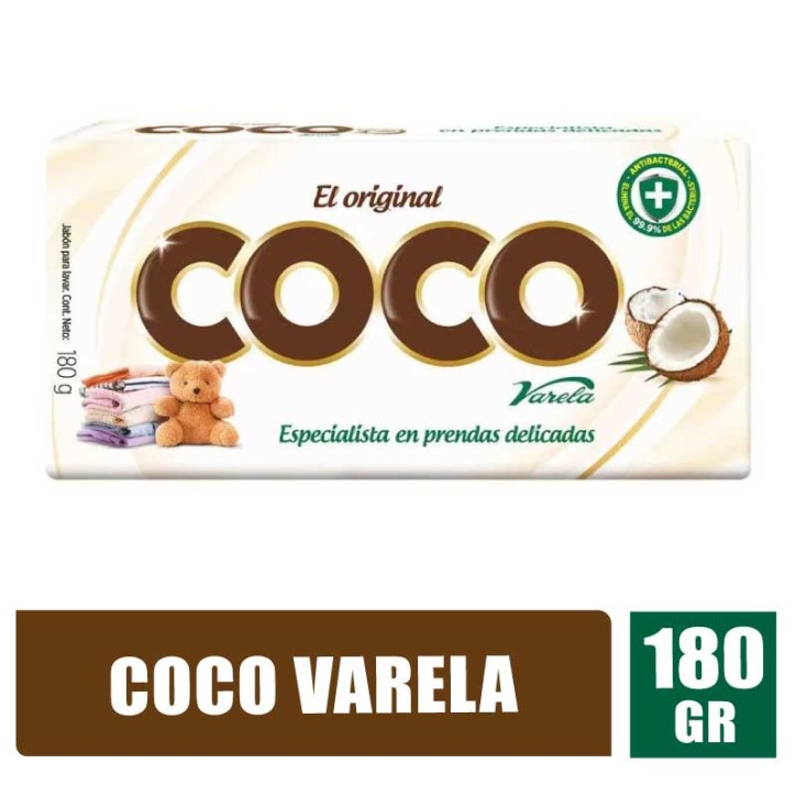 JABÓN COCO VARELA X 180GR
