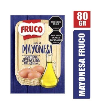 SALSA DE MAYONESA FRUCO X 80GR