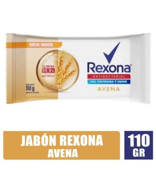 JABÓN REXONA AVENA ANTIBACTERIAL X 110GR