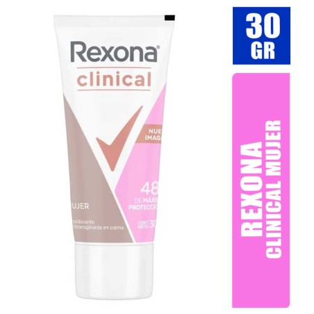 DESODORANTE REXONA CLINICAL MUJER X 30GR