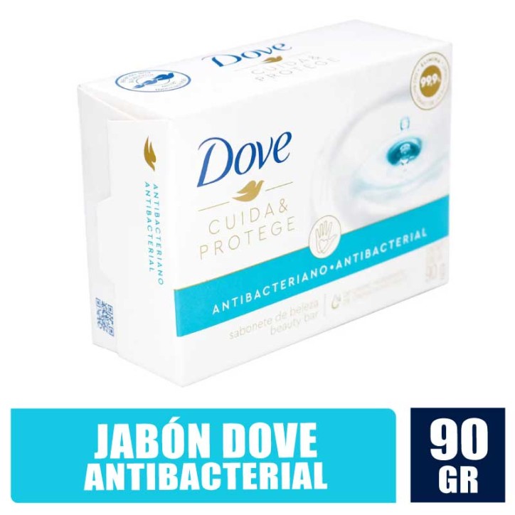 JABÓN BARRA DOVE ANTIBACTERIAL X 90GR