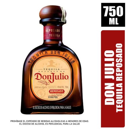 TEQUILA DON JULIO REPOSADO X 750ML
