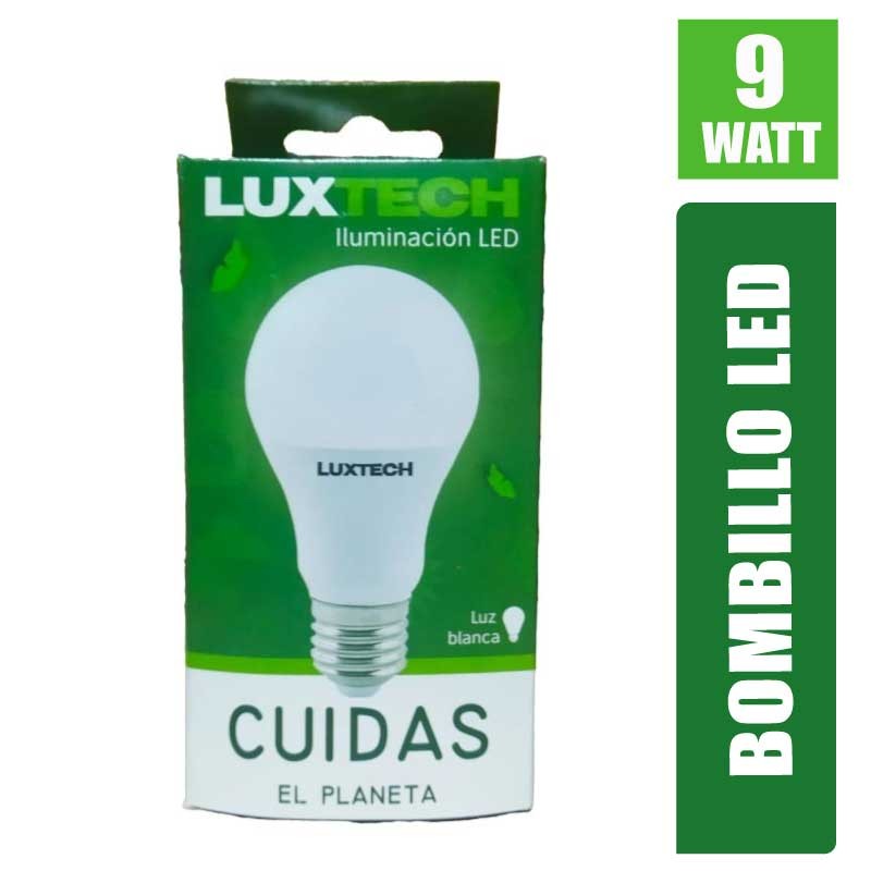 BOMBILLO LED LUXTECH 9 WATTS
