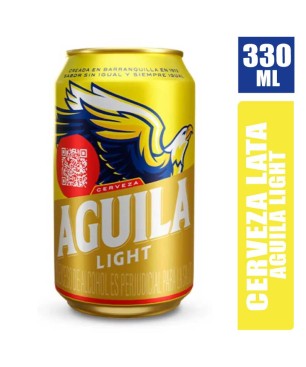CERVEZA AGUILA LIGHT EN LATA X 330ML