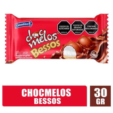 MASMELOS CHOCMELOS BESSOS X 30GR