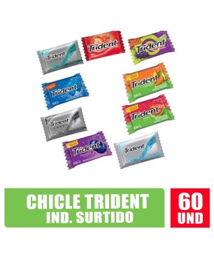 TRIDENT INDIVIDUAL SURTIDO X 60UND