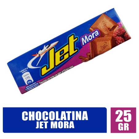 CHOCOLATINA JET MORA X 25GR