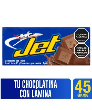 CHOCOLATINA JET LECHE X 45GR