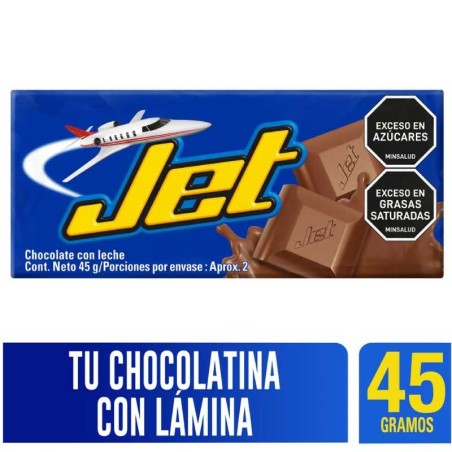 CHOCOLATINA JET LECHE X 45GR