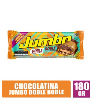 CHOCOLATINA JUMBO EDICIÓN DOBLE DOBLE X 180GR