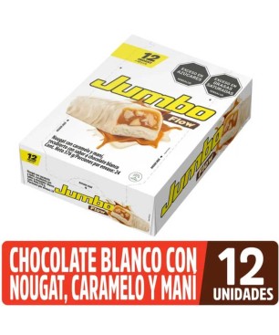 CHOCOLATINA JUMBO FLOW BLANCO 48GR X 12UND