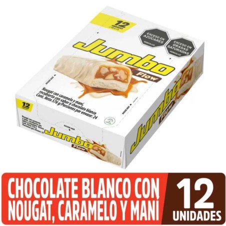 CHOCOLATINA JUMBO FLOW BLANCO 48GR X 12UND