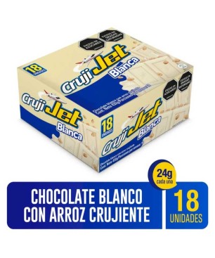CHOCOLATINA JET BLANCA 24GR X 18UND