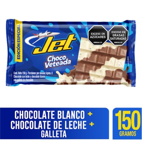 CHOCOLATINA JET CHOCOVETADA X 150GR