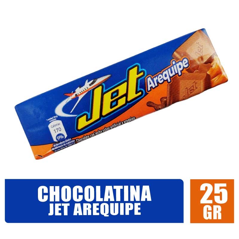 CHOCOLATINA JET AREQUIPE X 25GR