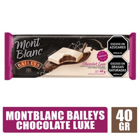 CHOCOLATE MONT BLANC BAILEYS LUXE X 40GR