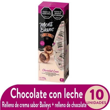 CHOCOLATE MONT BLANC BAILEYS LUXE 10UND X 135GR
