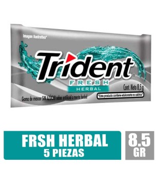 TRIDENT HERBAL 5 PIEZAS X 8.5GR