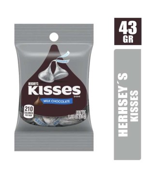 CHOCOLATE HERSHEYS KISSES X 43GR