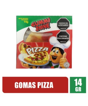 GUMMI ZONE PIZZA X 14GR