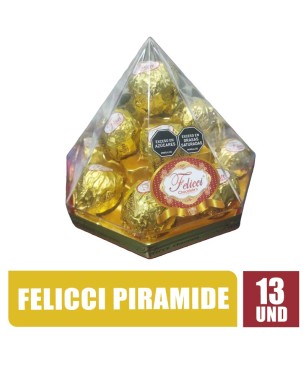 CHOCOLATE FELICCI PIRAMIDE X 13UND