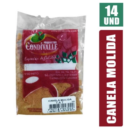 CANELA MOLIDA CONDIVALLE X 14UND