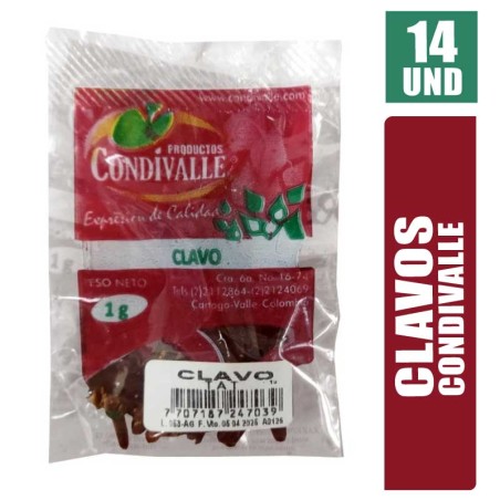 CLAVOS CONDIVALLE X 1GR