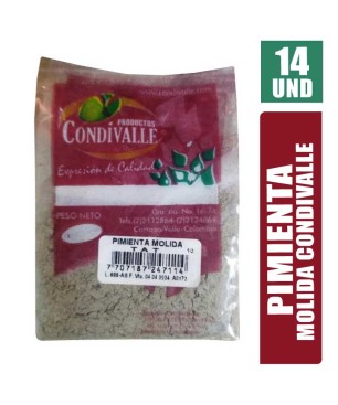 PIMIENTA MOLIDA CONDIVALLE X 14UND