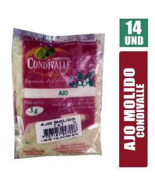 AJO MOLIDO CONDIVALLE X 14UND