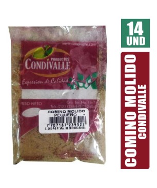 COMINO MOLIDO CONDIVALLE X 14UND