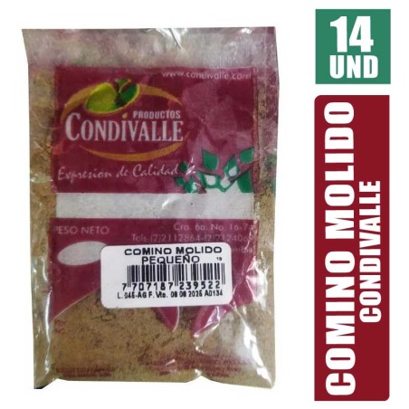 COMINO MOLIDO CONDIVALLE X 14UND
