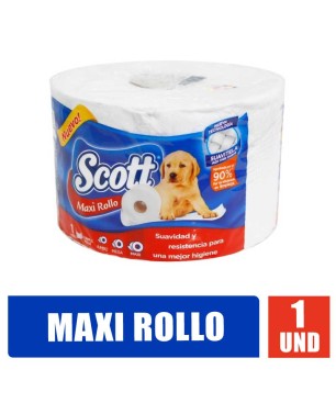 PAPEL HIGIENICO SCOTT MAXI ROLLO