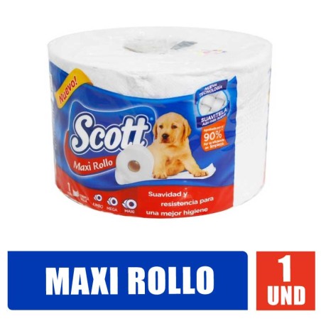 PAPEL HIGIENICO SCOTT MAXI ROLLO