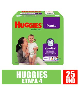 PAÑAL HUGGIES ET4 XG X 25UND