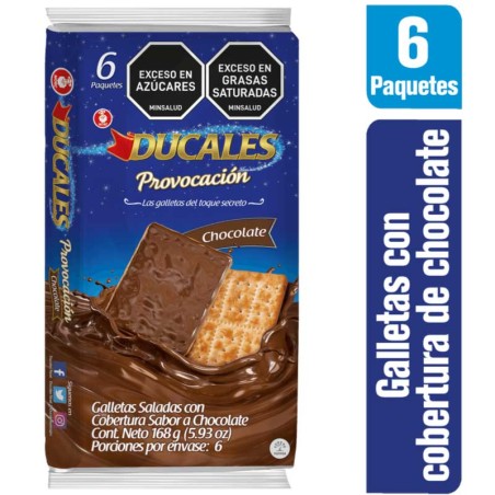 GALLETAS DUCALES PROVOCACION CHOCOLATE X 6UND