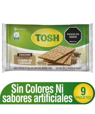 GALLETA TOSH FUSION DE CEREAL X 9UND