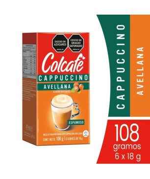 COLCAFÉ CAPUCCINO AVELLANA X 6UND