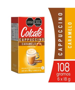 COLCAFÉ CAPUCCINO CARAMELO X 6UND