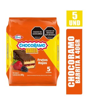 CHOCORAMO BARRITA RAMO 40GR X 5UND