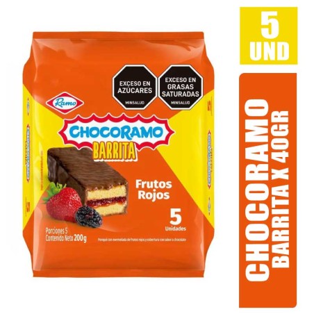 CHOCORAMO BARRITA RAMO 40GR X 5UND