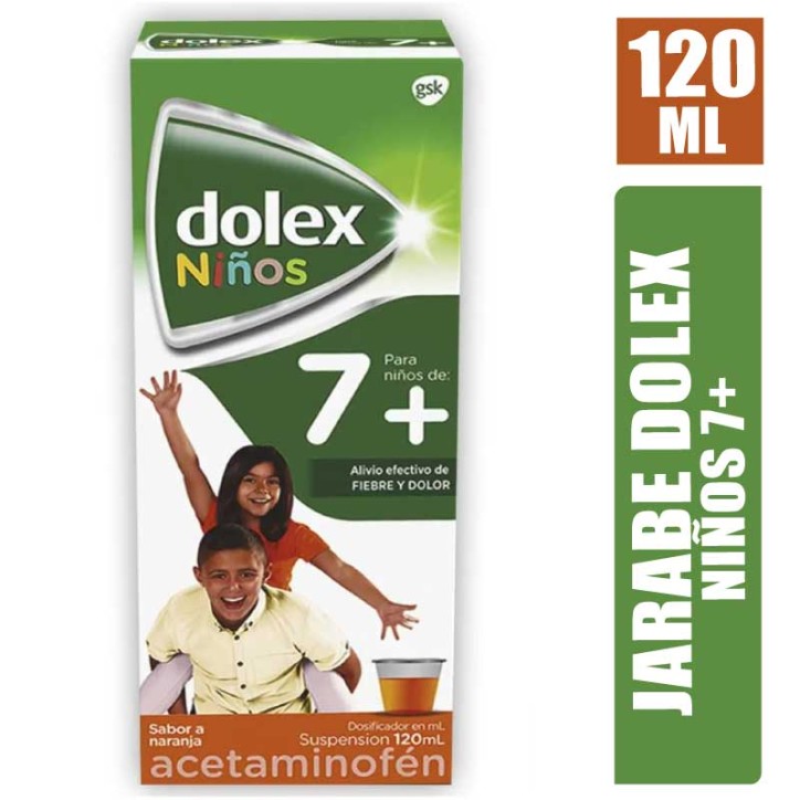 DOLEX NIÑOS JARABE 7+ X 120ML