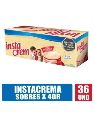 INSTACREAM SOBRE 4GR X 36UND