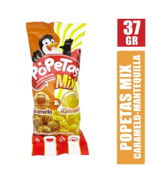 POPETAS MIX CARAMELO MANTQUILLA X 37.7GR