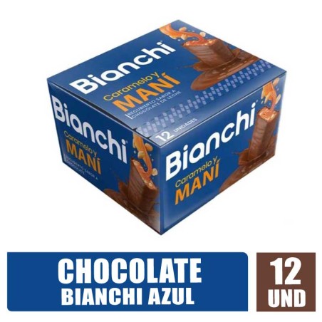 BARRA DE CHOCOLATE RELLENO BIANCHI X 12UND