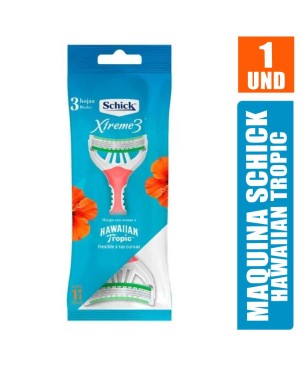 MAQUINA SCHICK XTREME 3 HAWAIIAN TROPIC