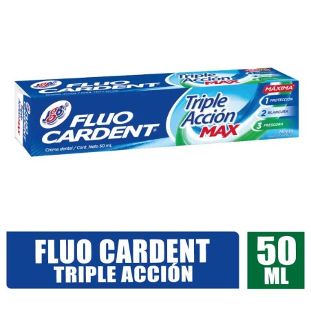 CREMA DENTAL FLUO CARDENT T.ACCION X 50ML