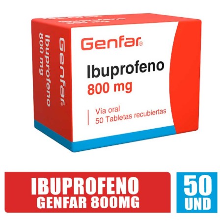IBUPROFENO GENFAR 500MG X 50UND